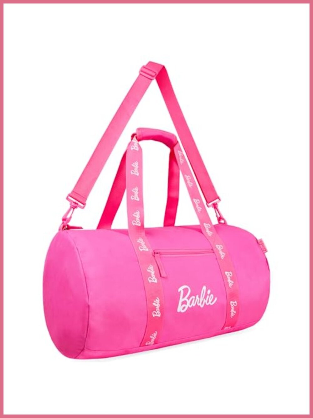 Barbie Duffle Bag Travel Gym Dance Kids Teens Women Overnight Weekend Duffel